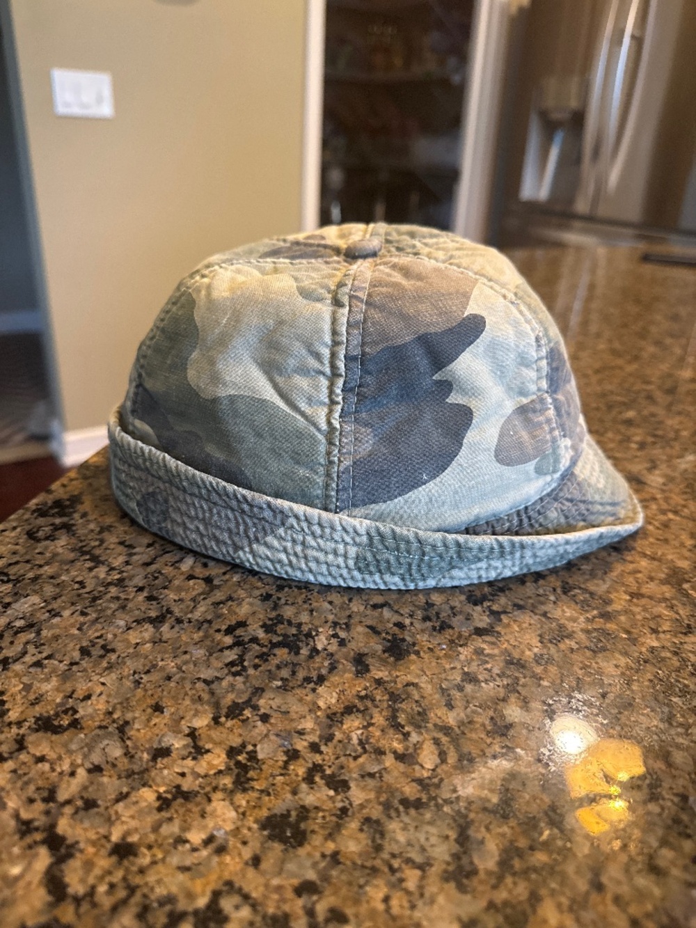 Duck  Vintage Camo Cotton Jones Hat by Buck Bay Unmarked Size